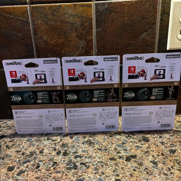 New 3 Nintendo Amiibo Legend of Zelda Tears of the Kingdom Link Zelda Ganondorf - Picture 3 of 6
